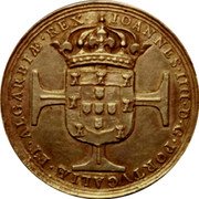 Portugal 500 Reis 1648 Kingdom Decimal coinage IOANNES IIII D G PORTVGALIÆ ET ALGARBIÆ REX coin obverse Portugal 500 Reis 1648 Kingdom Decimal coinage IOANNES IIII D G PORTVGALIÆ ET ALGARBIÆ REX coin obverse