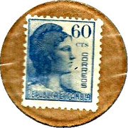Spain 60 Centimos (Allegory) 60 CTS CORREOS REPUBLICA ESPAÑOLA coin obverse Spain 60 Centimos (Allegory) 60 CTS CORREOS REPUBLICA ESPAÑOLA coin obverse