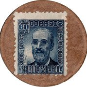 Spain 60 Centimos (Fermin Salvoechea) 60 CTS 1842+1907 FERMIN SALVOECHEA REPÚBLICA ESPAÑOLA S.TODA FCA NAL DE MONEDA Y TIMBRE coin obverse Spain 60 Centimos (Fermin Salvoechea) 60 CTS 1842+1907 FERMIN SALVOECHEA REPÚBLICA ESPAÑOLA S.TODA FCA NAL DE MONEDA Y TIMBRE coin obverse