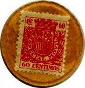 Spain 60 Centimos Spain 60 CENTIMOS 60 ESPECIAL MOVIL coin obverse Spain 60 Centimos Spain 60 CENTIMOS 60 ESPECIAL MOVIL coin obverse