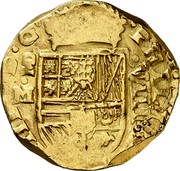 Spain 8 Escudos (Philip IV) KM# 136.1 PHILIPPVS IIII D G MD M VIII coin obverse Spain 8 Escudos (Philip IV) KM# 136.1 PHILIPPVS IIII D G MD M VIII coin obverse