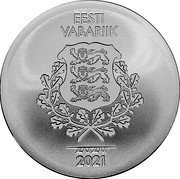 Estonia 8 Euro (XXXII Summer Olympic Games Tokyo) EESTI VABARIIK 2021 coin obverse Estonia 8 Euro (XXXII Summer Olympic Games Tokyo) EESTI VABARIIK 2021 coin obverse