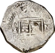 Spain 8 Reales (Charles II) KM# 41.1 coin obverse Spain 8 Reales (Charles II) KM# 41.1 coin obverse