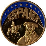 Spain Ecu Karl V. von Spanien 1993 ESPAÑA coin obverse