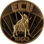 Spain Ecu Karl V. von Spanien 1993 ECU 1993 coin reverse