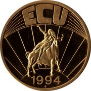 Spain Ecu Salvador Dali 1994 ECU 1994 coin reverse Spain Ecu Salvador Dali 1994 ECU 1994 coin reverse