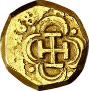 Spain Escudo (Charles II) KM# 46.1 HISPANIARUM REX 1689 coin reverse Spain Escudo (Charles II) KM# 46.1 HISPANIARUM REX 1689 coin reverse