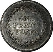 UK One Penny Token (Staffordshire - Burton J. Pardoe) ONE PENNY TOKEN coin reverse UK One Penny Token (Staffordshire - Burton J. Pardoe) ONE PENNY TOKEN coin reverse
