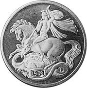 UK 1/2 Crown (Edward VIII) X# M3 1936 coin reverse UK 1/2 Crown (Edward VIII) X# M3 1936 coin reverse