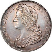 UK 1/2 Crown (George II- Pattern) KM# PnA37 GEORGIVS II DEI GRATIA coin obverse UK 1/2 Crown (George II- Pattern) KM# PnA37 GEORGIVS II DEI GRATIA coin obverse