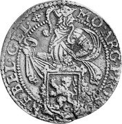 Netherlands 1/2 Lion Daalder 1608 KM# 13.1 Gelderland Province Standart Coinage MO NO ARG PRO CON - FOE BEL GEL coin obverse Netherlands 1/2 Lion Daalder 1608 KM# 13.1 Gelderland Province Standart Coinage MO NO ARG PRO CON - FOE BEL GEL coin obverse