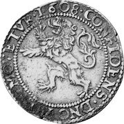 Netherlands 1/2 Lion Daalder 1608 KM# 13.1 Gelderland Province Standart Coinage CONFIDENS DNO NON MOVETVR 1608 coin reverse Netherlands 1/2 Lion Daalder 1608 KM# 13.1 Gelderland Province Standart Coinage CONFIDENS DNO NON MOVETVR 1608 coin reverse