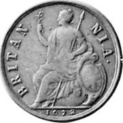 UK 1/2 Penny (Charles II) KM# PnJ33 BRITAN NIA 1672 coin reverse UK 1/2 Penny (Charles II) KM# PnJ33 BRITAN NIA 1672 coin reverse