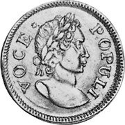 Ireland 1/2 Penny (Voce Populi) KM# TTN2 VOCE POPULI coin obverse Ireland 1/2 Penny (Voce Populi) KM# TTN2 VOCE POPULI coin obverse