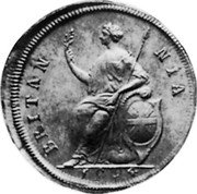 UK 1/2 Penny (William and Mary - Pattern) KM# PnM33 BRITAN NIA 1694 coin reverse UK 1/2 Penny (William and Mary - Pattern) KM# PnM33 BRITAN NIA 1694 coin reverse