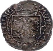 Netherlands 1/2 Stuiver Butken 1613 KM# 10 MONETA NOVA GRONO coin obverse Netherlands 1/2 Stuiver Butken 1613 KM# 10 MONETA NOVA GRONO coin obverse