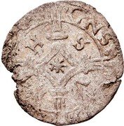 Netherlands 1/2 Stuiver (Butken) Gelderland. Nijmegen City 1620 KM# 34 H S V N BEA GNS CV D SPS E coin reverse Netherlands 1/2 Stuiver (Butken) Gelderland. Nijmegen City 1620 KM# 34 H S V N BEA GNS CV D SPS E coin reverse