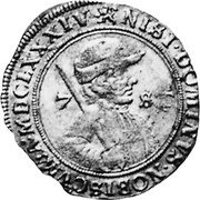 Netherlands 1/4 Florijn (Friesland Province) KM# 66.1 NISI DOMINVS NOBISCVM MDCEXXXIV 7 S coin reverse Netherlands 1/4 Florijn (Friesland Province) KM# 66.1 NISI DOMINVS NOBISCVM MDCEXXXIV 7 S coin reverse