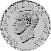 UK 1 Crown (Edward VIII) X# 100 EDWARDVS VIII D G BR OMN REX coin obverse