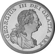 UK 1 Crown (George III Wales) X# M1 GEORGIUS III DEI GRATIA REX coin obverse UK 1 Crown (George III Wales) X# M1 GEORGIUS III DEI GRATIA REX coin obverse