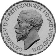 UK 1 Crown (George V) X# 97 GEORGIVS V D G BRITT OMN REX F D IND IMP MDCDXI coin obverse