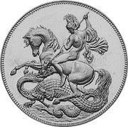 UK 1 Crown (George V) X# 96 coin reverse