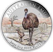 Australia 1 Dollar (Emu - ANDA Melbourne) AUSTRALIAN EMU 2021 1 OZ 9999 SILVER P coin reverse Australia 1 Dollar (Emu - ANDA Melbourne) AUSTRALIAN EMU 2021 1 OZ 9999 SILVER P coin reverse