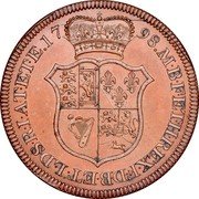 UK 1 Dollar (George III) KM# PnG64 M B F ET H REX F D B ET L D S R I A T ET E 1798 coin reverse