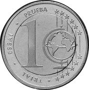 UK 1 (Elizabeth II - Euro pattern) X# Pn25 1 TRIAL ESSAI PRUEBA coin reverse UK 1 (Elizabeth II - Euro pattern) X# Pn25 1 TRIAL ESSAI PRUEBA coin reverse