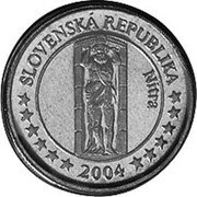Slovakia 1 Euro cent (Pattern) X# Pn1 SLOVENSKÁ REPUBLIKA 2004 NITRA coin obverse Slovakia 1 Euro cent (Pattern) X# Pn1 SLOVENSKÁ REPUBLIKA 2004 NITRA coin obverse