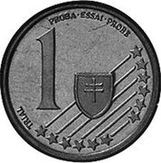 Slovakia 1 Euro cent (Pattern) X# Pn1 TRIAL PROBA ESSAI PROBE 1 coin reverse Slovakia 1 Euro cent (Pattern) X# Pn1 TRIAL PROBA ESSAI PROBE 1 coin reverse