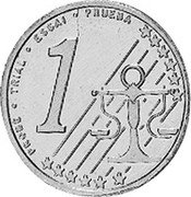 Latvia 1 Euro cent (Probe) X# Pn1 PROBE TRIAL ESSAI PRUEBA 1 coin reverse Latvia 1 Euro cent (Probe) X# Pn1 PROBE TRIAL ESSAI PRUEBA 1 coin reverse