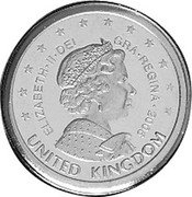 UK 1 Euro cent (Probe) X# Pn19 UNITED KINGDOM ELIZABETH II DEI GRA REGINA 2006 coin obverse UK 1 Euro cent (Probe) X# Pn19 UNITED KINGDOM ELIZABETH II DEI GRA REGINA 2006 coin obverse