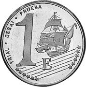 UK 1 Euro Elizabeth II - pattern 2002 Proof X# Pn7a 1 E TRIAL ESSAI PRUEBA coin reverse UK 1 Euro Elizabeth II - pattern 2002 Proof X# Pn7a 1 E TRIAL ESSAI PRUEBA coin reverse