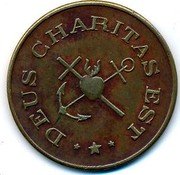 Belgium 1 Franc 1- st seria ND DEUS CHARITAS EST coin obverse Belgium 1 Franc 1- st seria ND DEUS CHARITAS EST coin obverse