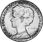 Luxembourg 1 Franc (Marie -Adelaide Grande-Duchesse- essai) KM# E27 MARIE-ADELAIDE GRANDE-DUCHESSE DE LUXEMBOURG ESSAI F coin obverse Luxembourg 1 Franc (Marie -Adelaide Grande-Duchesse- essai) KM# E27 MARIE-ADELAIDE GRANDE-DUCHESSE DE LUXEMBOURG ESSAI F coin obverse