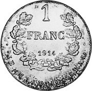 Luxembourg 1 Franc (Marie -Adelaide Grande-Duchesse- essai) KM# E27 1 FRANC 1914 JE MAINTIENDRAI coin reverse Luxembourg 1 Franc (Marie -Adelaide Grande-Duchesse- essai) KM# E27 1 FRANC 1914 JE MAINTIENDRAI coin reverse