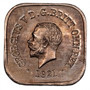 Australia One Penny Georg V- Pattern 1921 KM# Pn20b GEORGIVS V D G BRITT OMN REX 1921 coin obverse