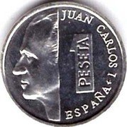 Spain 1 peseta (Juan Carlos I) 1 PESETA ESPAÑA JUAN CARLOS I coin obverse Spain 1 peseta (Juan Carlos I) 1 PESETA ESPAÑA JUAN CARLOS I coin obverse