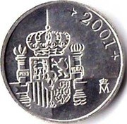 Spain 1 peseta (Juan Carlos I) 2001 M PLVS VLTRA coin reverse Spain 1 peseta (Juan Carlos I) 2001 M PLVS VLTRA coin reverse