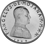 Malta 1 Scvdo (Angelo de Mojano) X# 24 FR ANGELVS DE MOJANA M M H H 1968 coin obverse Malta 1 Scvdo (Angelo de Mojano) X# 24 FR ANGELVS DE MOJANA M M H H 1968 coin obverse