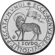 Malta 1 Scvdo (Angelo de Mojano) X# 64 ECCE AGNVS DEI QVI TOLLIT PECCATA MVNDI 1 SCVDO coin reverse Malta 1 Scvdo (Angelo de Mojano) X# 64 ECCE AGNVS DEI QVI TOLLIT PECCATA MVNDI 1 SCVDO coin reverse