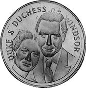 UK 1 Sovereign (Edward VIII) X# M16 DUKE & DUTCHESS OF WINDSOR coin obverse UK 1 Sovereign (Edward VIII) X# M16 DUKE & DUTCHESS OF WINDSOR coin obverse