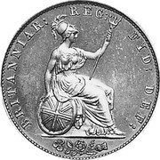 UK 1 Sovereign (Victoria- pattern) KM# Pn102 BRITANNIAR REG FID DEF coin reverse