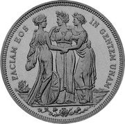 UK 1 Сrown (Victoria) X# 81 FACIAM EOS IN CENTEM UNAM coin reverse