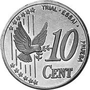UK 10 Cent (Elizabeth II - pattern) X# Pn4a TRIAL ESSAI PRUEBA 10 CENT coin reverse UK 10 Cent (Elizabeth II - pattern) X# Pn4a TRIAL ESSAI PRUEBA 10 CENT coin reverse