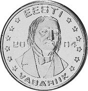 Estonia 10 Euro Cent (Karl Ernst Von Baer - pattern) X# Pn4 EESTI VABARIIK 2004 coin obverse Estonia 10 Euro Cent (Karl Ernst Von Baer - pattern) X# Pn4 EESTI VABARIIK 2004 coin obverse