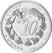 Estonia 10 Euro Cent (Karl Ernst Von Baer - pattern) X# Pn4 10 TRIAL ESSAI PROEBA MUSPEN coin reverse Estonia 10 Euro Cent (Karl Ernst Von Baer - pattern) X# Pn4 10 TRIAL ESSAI PROEBA MUSPEN coin reverse