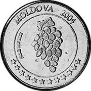 Moldova 10 Cent Pattern 2004 X# Pn4 MOLDOVA 2004 coin obverse Moldova 10 Cent Pattern 2004 X# Pn4 MOLDOVA 2004 coin obverse