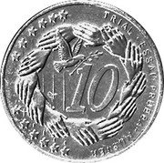 Slovenia 10 Euro Cent (Pattern) X# Pn4 TRIAL ESSAI PRUEBA... 10 coin reverse Slovenia 10 Euro Cent (Pattern) X# Pn4 TRIAL ESSAI PRUEBA... 10 coin reverse